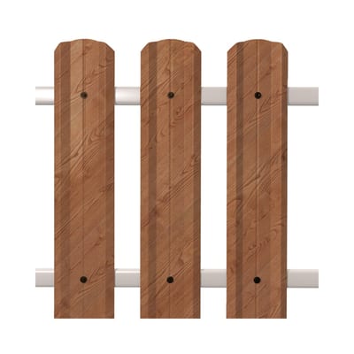 Штакетник металлический М-профиль М-образный Золотой орех 3D в Нижнем Новгороде